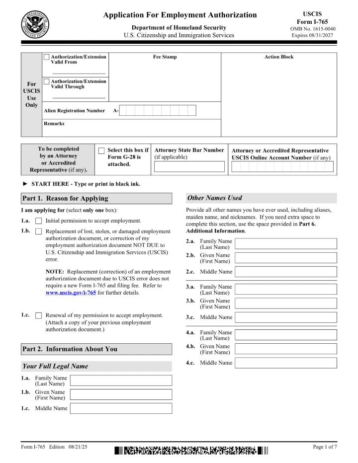 Form I-765 form preview